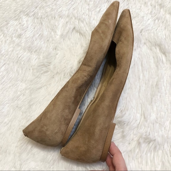 Sam Edelman Suede Rae Pointed Flats Sz 8.5 - Picture 8 of 12